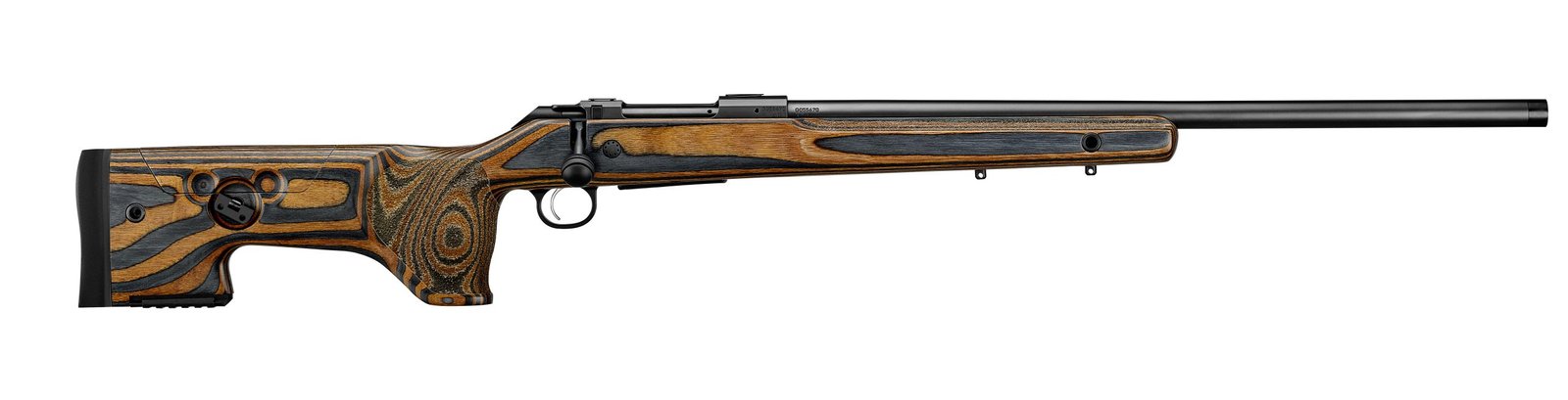 CZ 600 PLUS ST2 RANGE, 6.5 CM, 5 RD, 24IN, 5/8X24, GREY/BROWN LAMINATE STOCK, ADJUSTABLE COMB