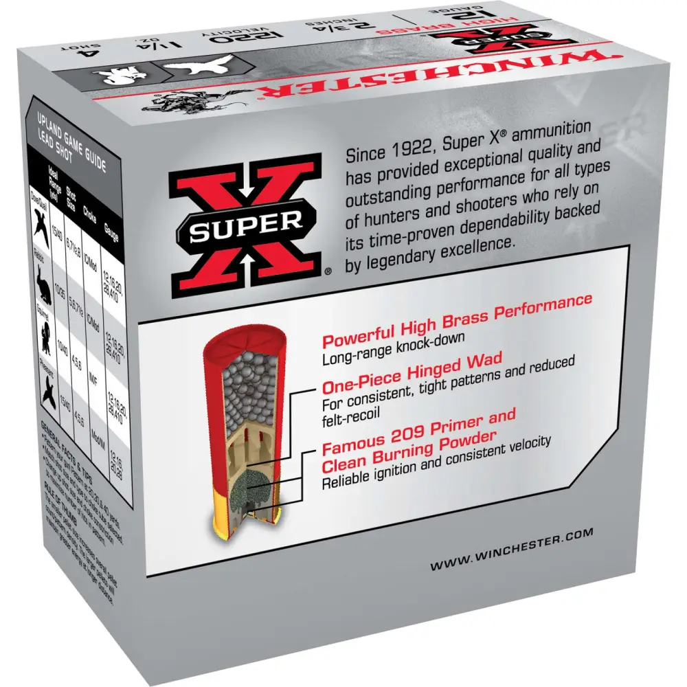 WINCHESTER SPR-X 12GA 23/4 11/4OZ#4
