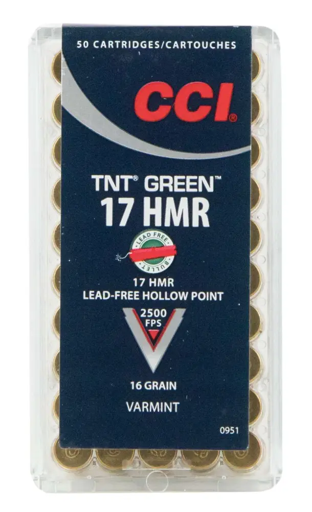 CCI TNT GREEN 17HMR 16GR VRMNT