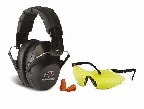 WALKERS PRO LOW PROFILE FOLDING MUFF/GLASSES/PLUGS COMBO 6/CASE
