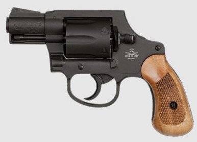 Rock Island Armory 51280 M206 Spurless Revolver .38 Special 2" 6 Rounds Black/Wood