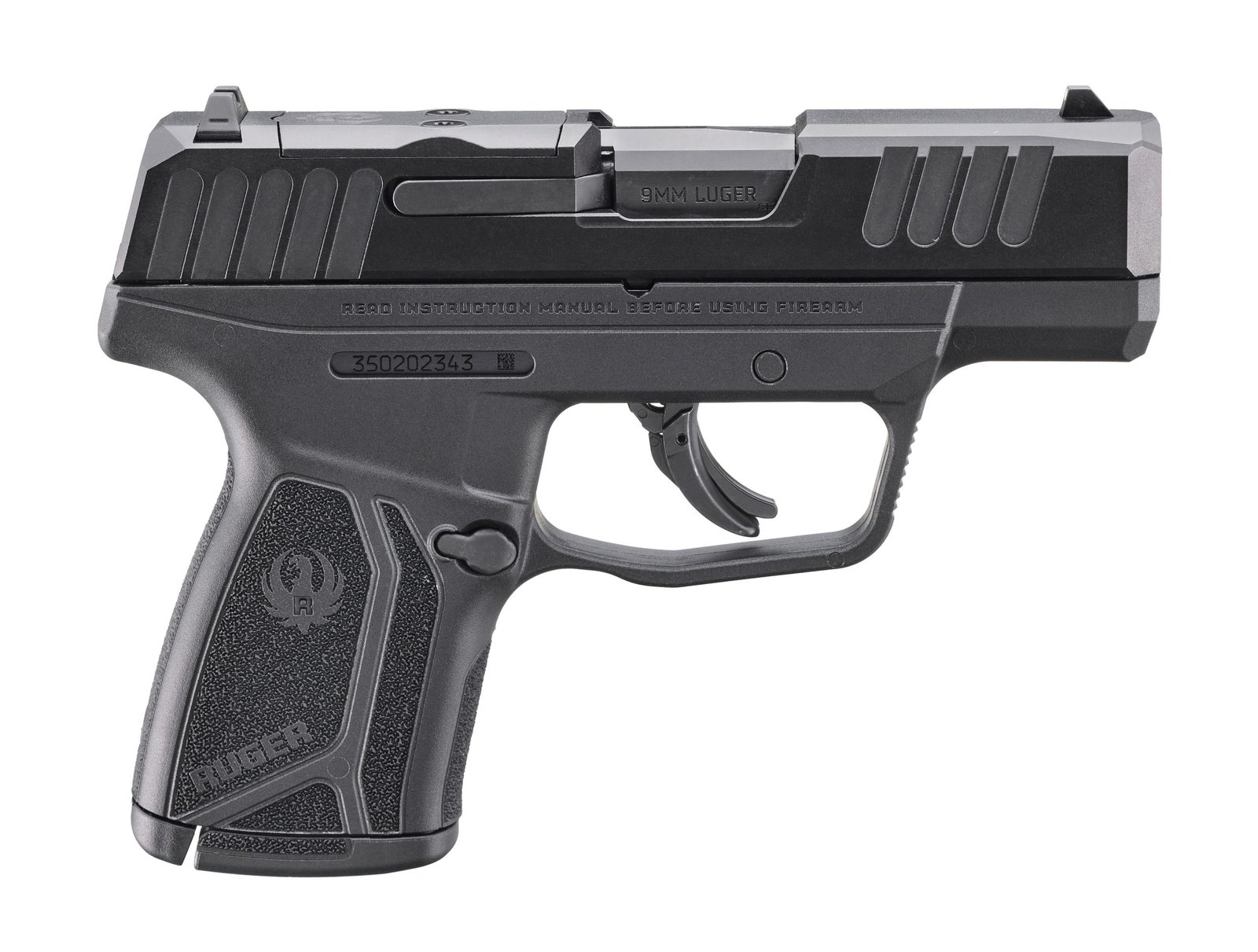 RUGER MAX-9 9MM BLK/BLK 12+1 SFTY