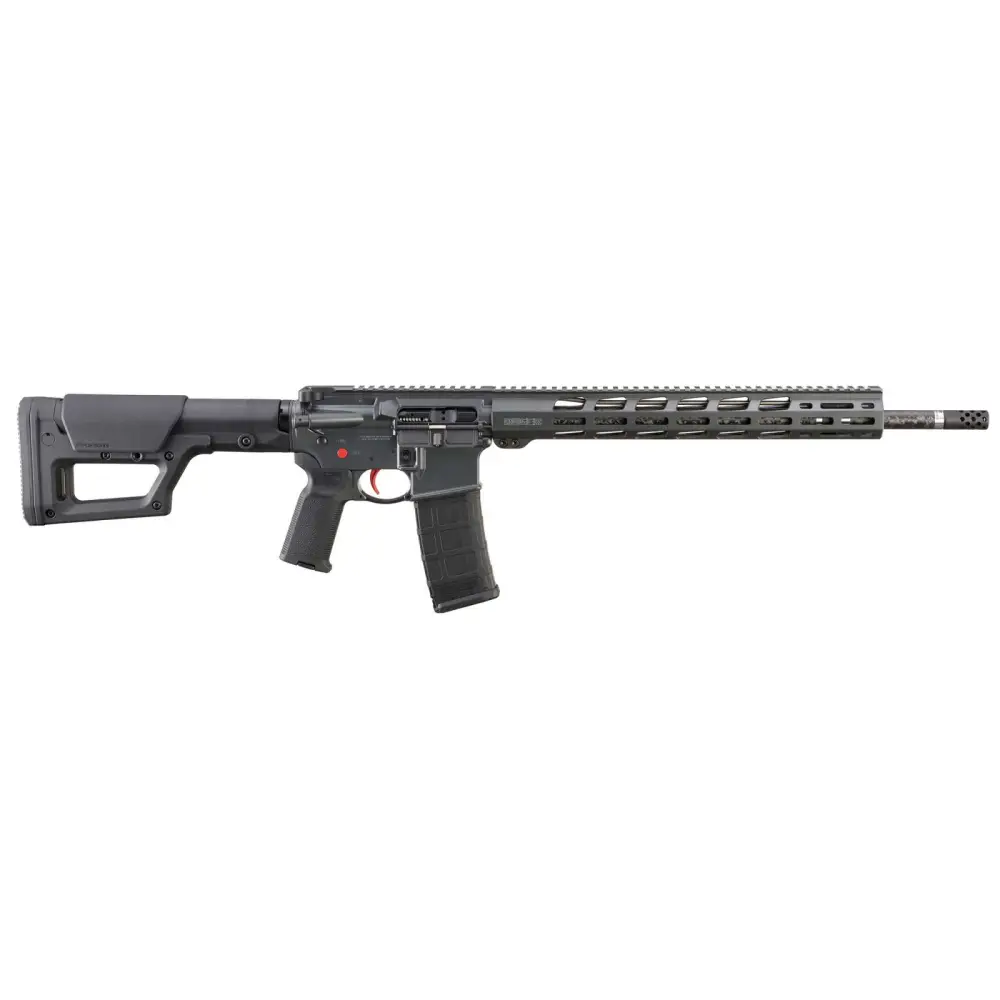 RUGER AR-556 MPR RFL 18" CRBON BBL, 223 WYLDE, MAGPUL PRS STOCK, MOE K2 GRIP