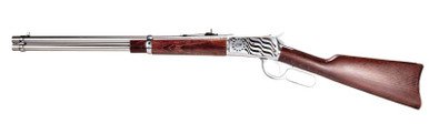 Rossi USA R92 Lever Action 920441693-EN1 .44 Rem Mag 16" 8+1 Stainless/Hardwood W/ 1776 Flag Engraving