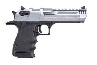 Magnum Research DE357L5BC Desert Eagle Mark XIX 5" .357 Magnum 9+1 Black/Brushed Chrome W/ Integral Muzzle Break