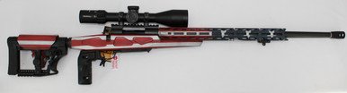Howa HCRACF65CUSAMDT M1500 6.5 Creedmoor 24" 10+1 USA Flag Cerakote W/ 4-16x50 Scope, 2 Grips, Bipod