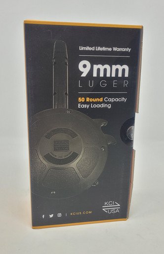KCI 9 mm Magazine Glock 50-Rounder Drum KCI-MZ027 (Black)