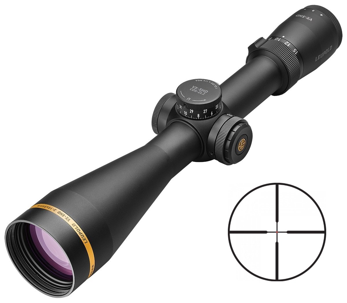 LEUPOLD VX5HD 3-15X56 30MM CDS SF FDD#
