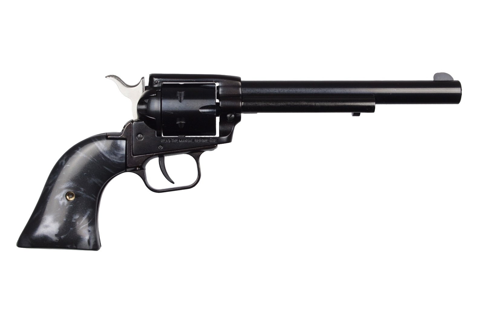 HER RGH RDR 22LR 6.5B BLK PRL