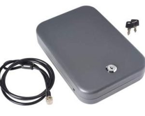 SnapSafe Keylock Pistol Safe/Lock Box 9.5"x6.5"x1.75" 18 Gauge Steel Black