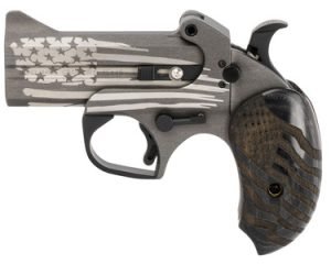 Bond Arms BAOGPG Old Glory 3.5" .45 Long Colt/.410 Bore 2 Rounds Stainless/Wood/American Flag Finish W/ Driving Holster