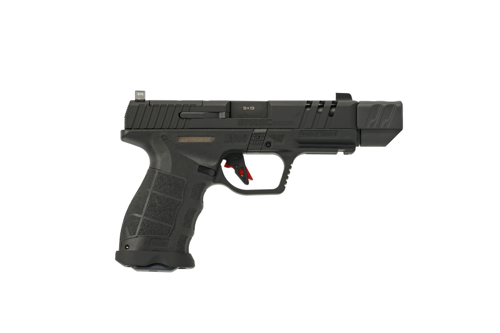 SAR FIREARMS SOCOM CPT COMP 9MM BLK 4.5"