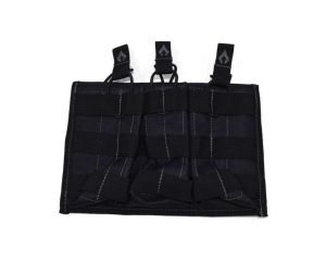 Advance Warrior Solutions Open Top Triple Mag Pouch Black