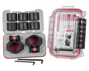 Burris Steel XTR Signature Scope Ring Set with Pos-Align Offset Inserts 30mm 1.25" Height - Matte