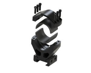 Burris Steel XTR Signature Scope Ring Set with Pos-Align Offset Inserts 1" 1.25" Height - Matte