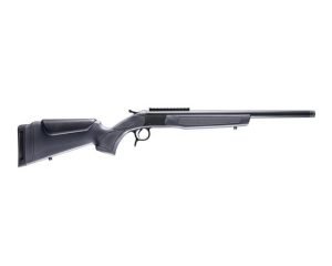 CVA Scout Single Shot Rifle .223 Rem 20" Threaded Blued Barrel Grey Stock 0 MOA Pic Rail