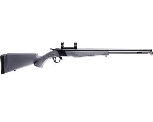 CVA WOLF V2 50 cal Blued Steel Muzzleloader Stealth Grey 0 MOA Pic Rail