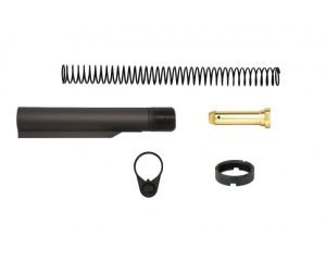 TacFire AR-15 6-Position Mil-Spec Buffer Tube Kit with Standard End Plate