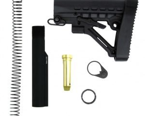 TacFire AR-15 Mil Spec Buffer Tube Kit with QD Attachments