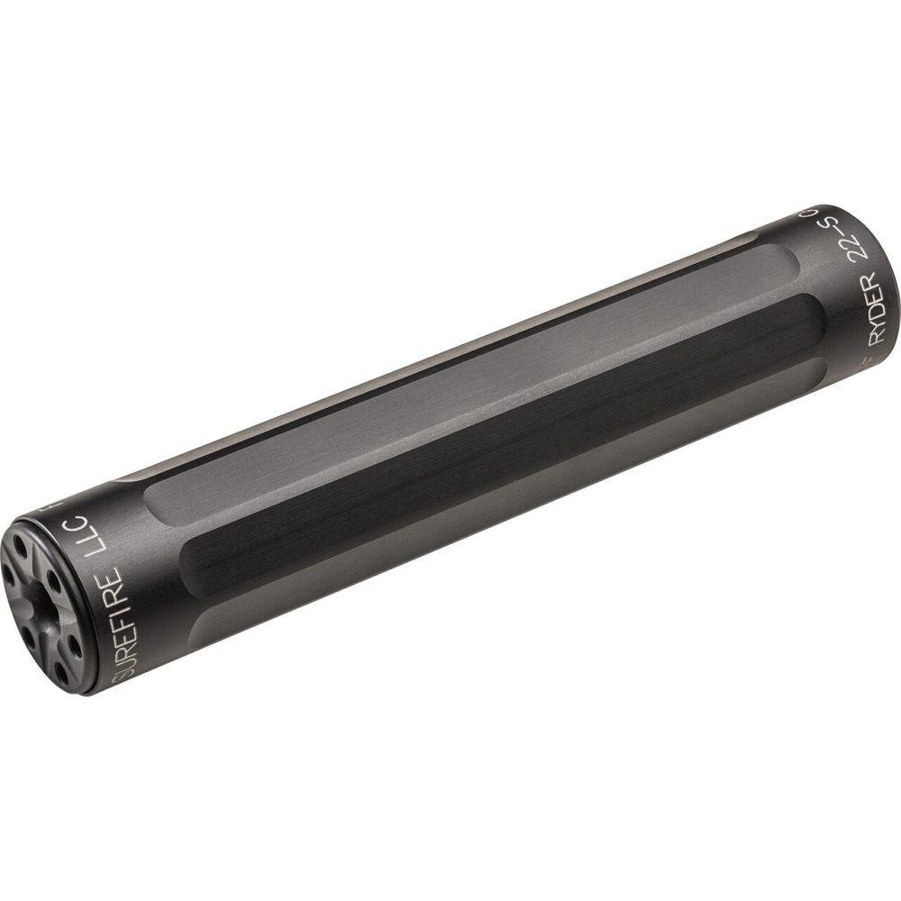 SureFire SF Ryder 22-S Suppressor .22 LR/.22 WMR/.17 HMR Direct Thread 1/2-28 Stainless Steel Black