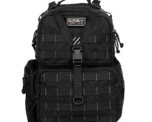 G-Outdoors GPS Tactical Range Backpack Holds 3 Handguns Black