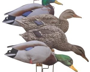 Higdon Outdoors Flats Mallard Duck Motion Silhouettes 12/ct