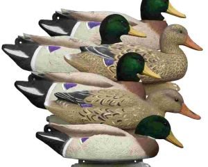 Higdon Outdoors Battleship Mallard Flocked Heads 6/ct