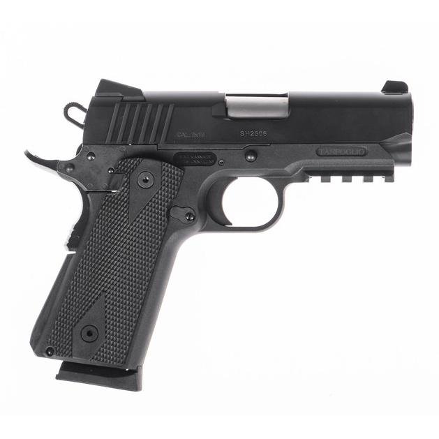 IFG Tanfoglio Pugio 1911 Polymer Handgun 9mm Luger 10rd Magazines(2) 3.5" Bull Barrel Pic Rail