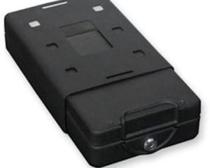 Bulldog Car/Personal Handgun Safe with Key Lock Mounting Bracket and Cable