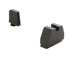 Ameriglo 8XL Tall Black Serrated .475 Front Flat Black .578 Rear Handgun Sight Glock