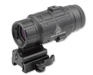Leapers UTG 3X Magnifier with Flip-to-side QD Mount W/E Adjustable