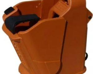 Maglula UpLULA Universal Pistol Mag Loader/Unloader 9mm TO .45 cal - Orange Brown