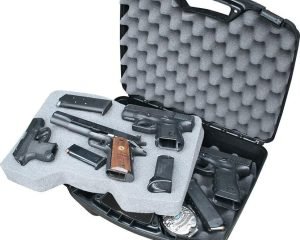 MTM Snap-Latch Four 4 Pistol Case for Up to 8" Barrel - Black