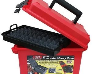 MTM Conceal Carry Handgun Case Red