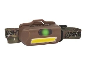 Nightstick Multi-Flood USB Headlamp with Brim Clip & Black Strap LiPo FDE