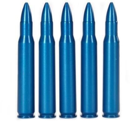 A-Zoom Aluminum Snap Caps 30-30 WIN Blue 5/pk