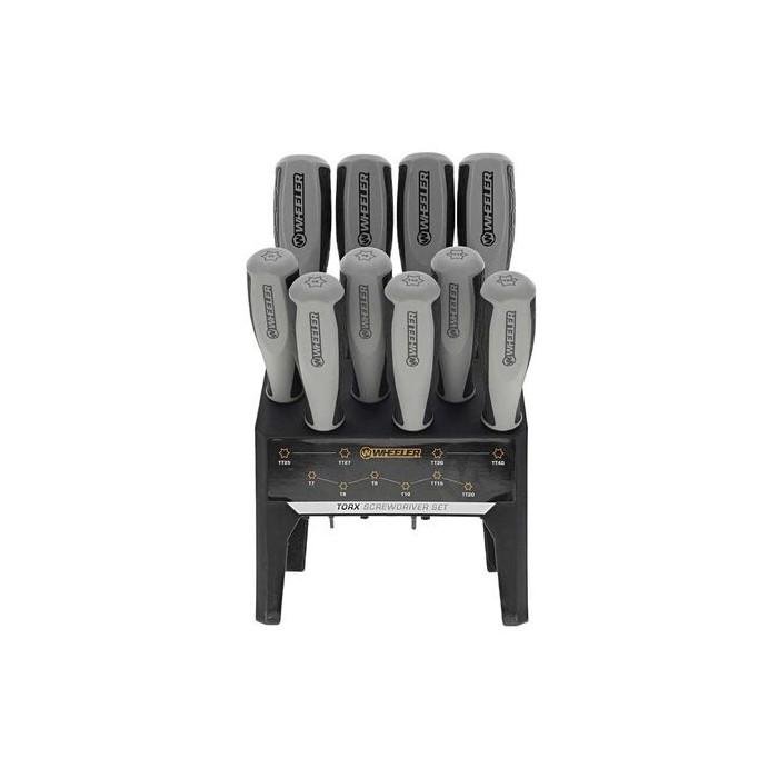 Wheeler 10 Piece Torx Benchtop Screwdriver Set