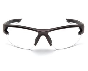 Pyramex Venture Gear Semtex 2.0 Shooting Glasses Gun Metal Frame with Clear Anti-Fog Lens
