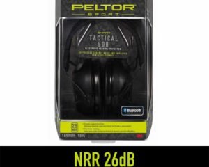 Peltor Sport Tactical 500 Electronic Ear Muffs 26dB Black
