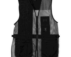 Browning Trapper Creek Mesh Shooting Vest Grey XL