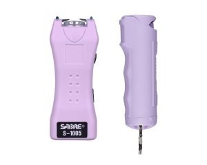 Sabre Pepper Spray and 2-in-1 Stun Gun Multi-Range Protection Pack Purple
