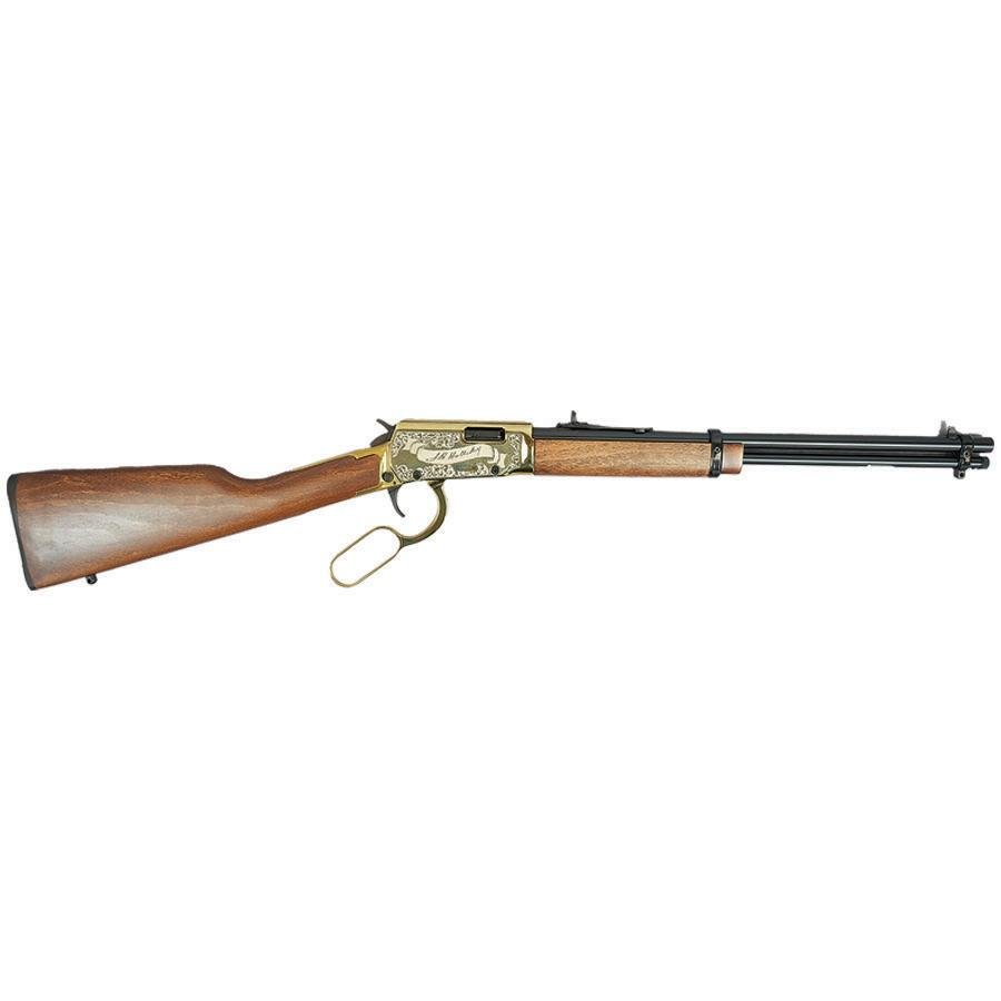 Rossi Rio Bravo "Doc Holiday" Lever Action Rifle 22 LR 15rd Capacity 18" Barrel Gold Finish/Hardwood Stock