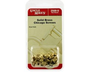 Uncle Mike's Chicago Brass Screws - 24 Pack