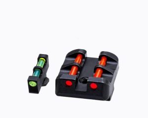 HIVIZ Interchangeable Front and Rear Target Sight Set for Glock pistols.