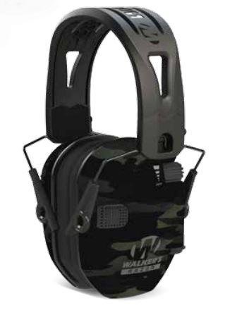 Walker's Razor Tacti-Grip Ear Muffs -Camo Gray 23NRR