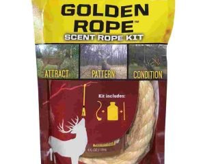 Wildlife Research Golden Rope Scent Rope Kit with 1 Rope and 4 oz Attractant Bottle