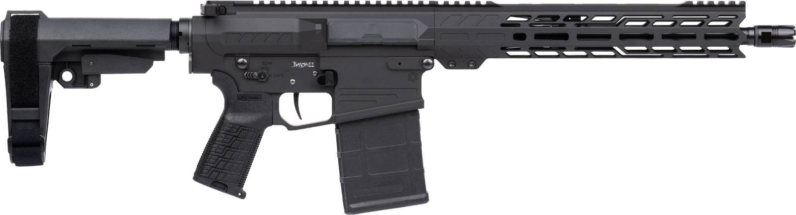 CMMG Banshee Mk3 Pistol - Black | 8.6 BLK | 12.5" Barrel | 11" M-LOK Handguard | SBA3 Arm Brace