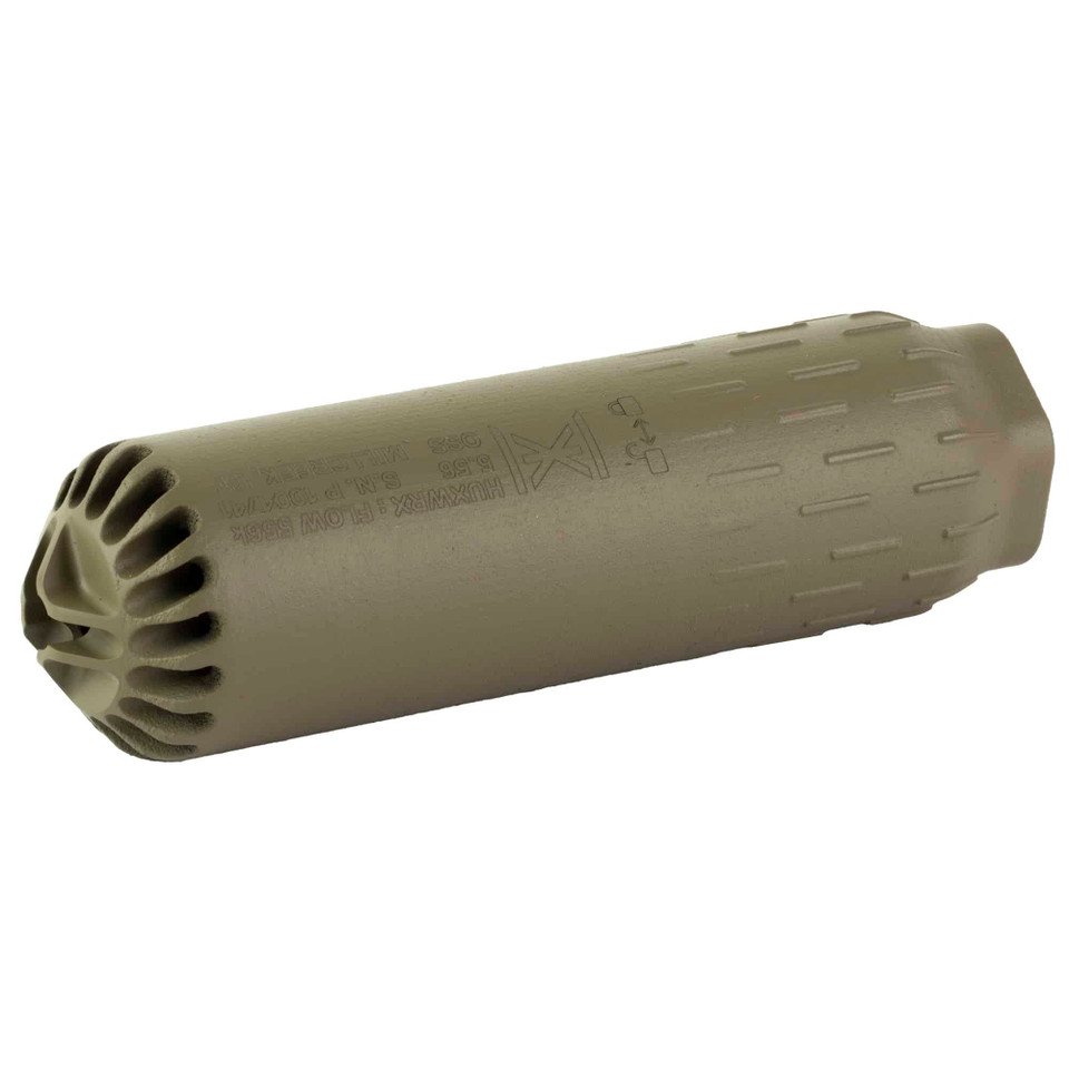 Huxwrx FLOW 6K Suppressor + Flash Hider - FDE