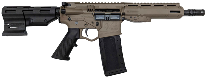 ATI Alpha Maxx Pistol - FDE | 300 BLK | 7.5" | 1 X 30RD | 7" Poly MLOK | F/U Sight