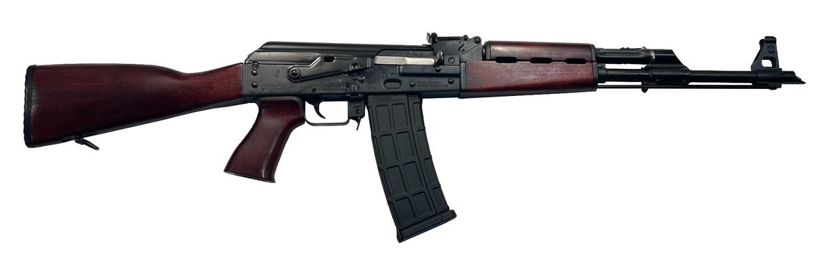 Zastava ZPAPM90 AK-47 Rifle BULGED TRUNNION 1.5MM RECEIVER - Serbian Red Wood | 5.56 NATO | 18.25" Chrome Lined Barrel | Red Wood Furniture